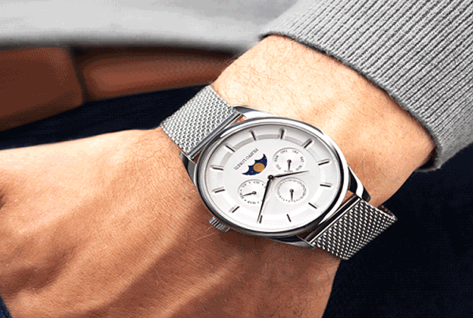venice moonphase silver mesh