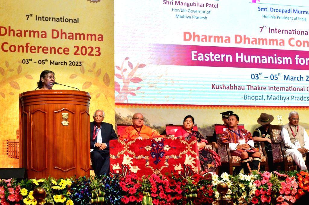 President Murmu inaugurates 7th International Dharma Dhamma Conference