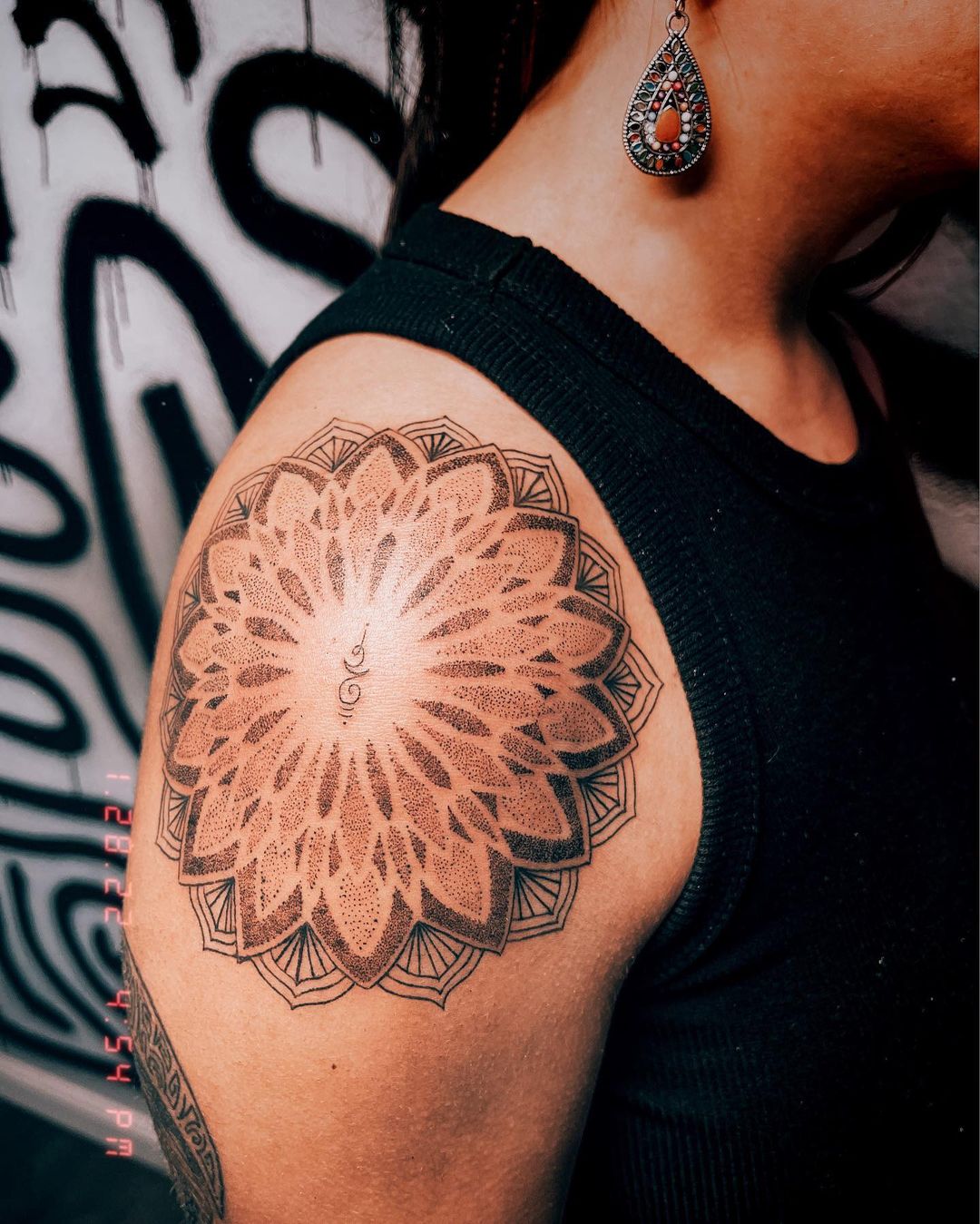 Sweet Girl Mandala Tattoo