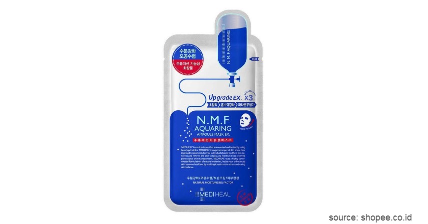 Mediheal NMF Aquaring Ampoule Mask - 15 Merek Sheet Mask Terbaik 2020