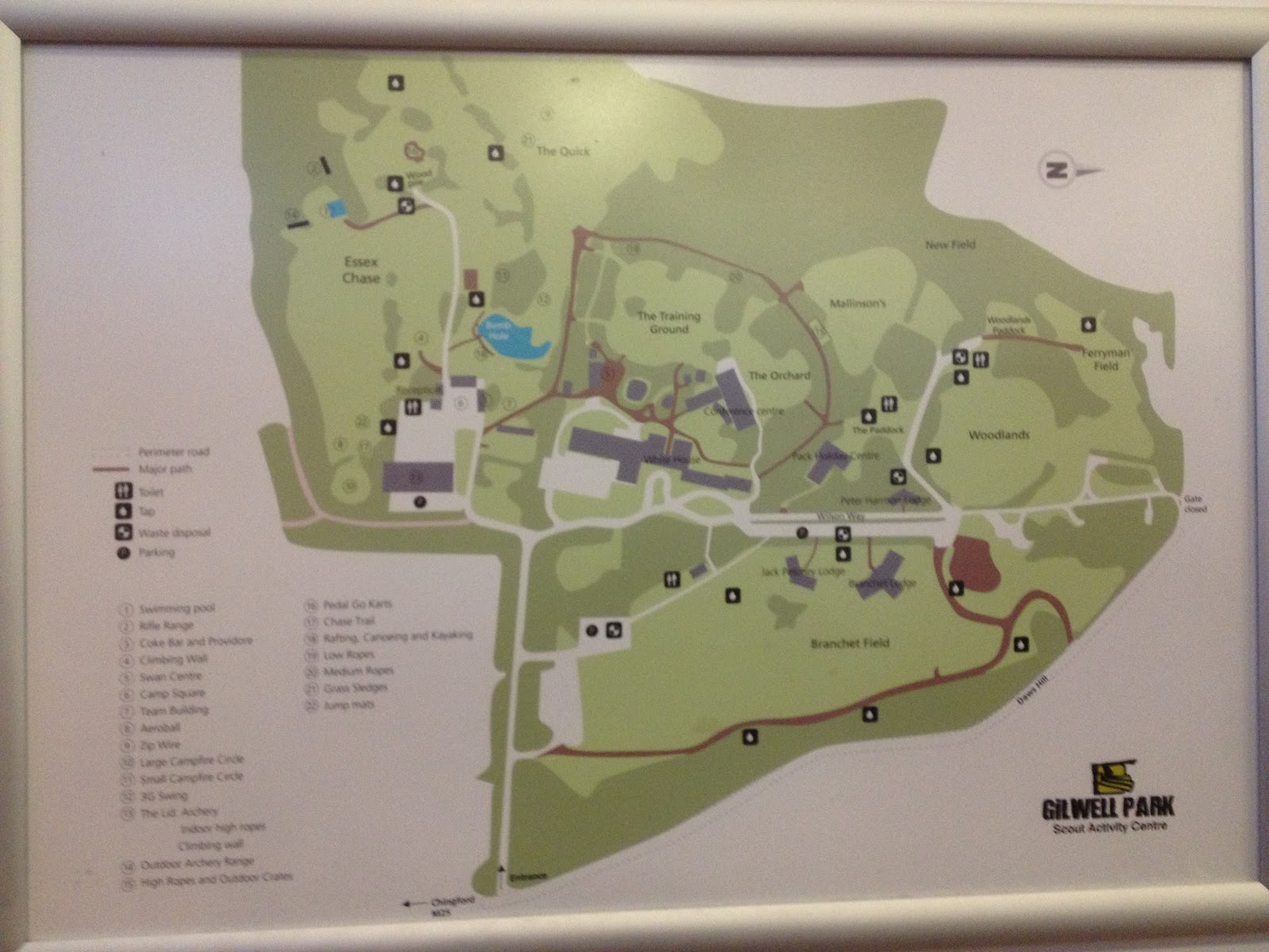Gilwell Park base map
