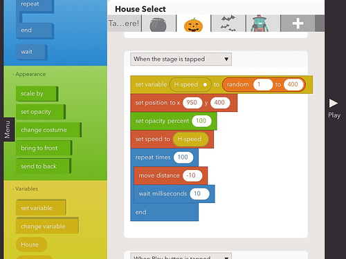 Hopscotch for iPad Coding by