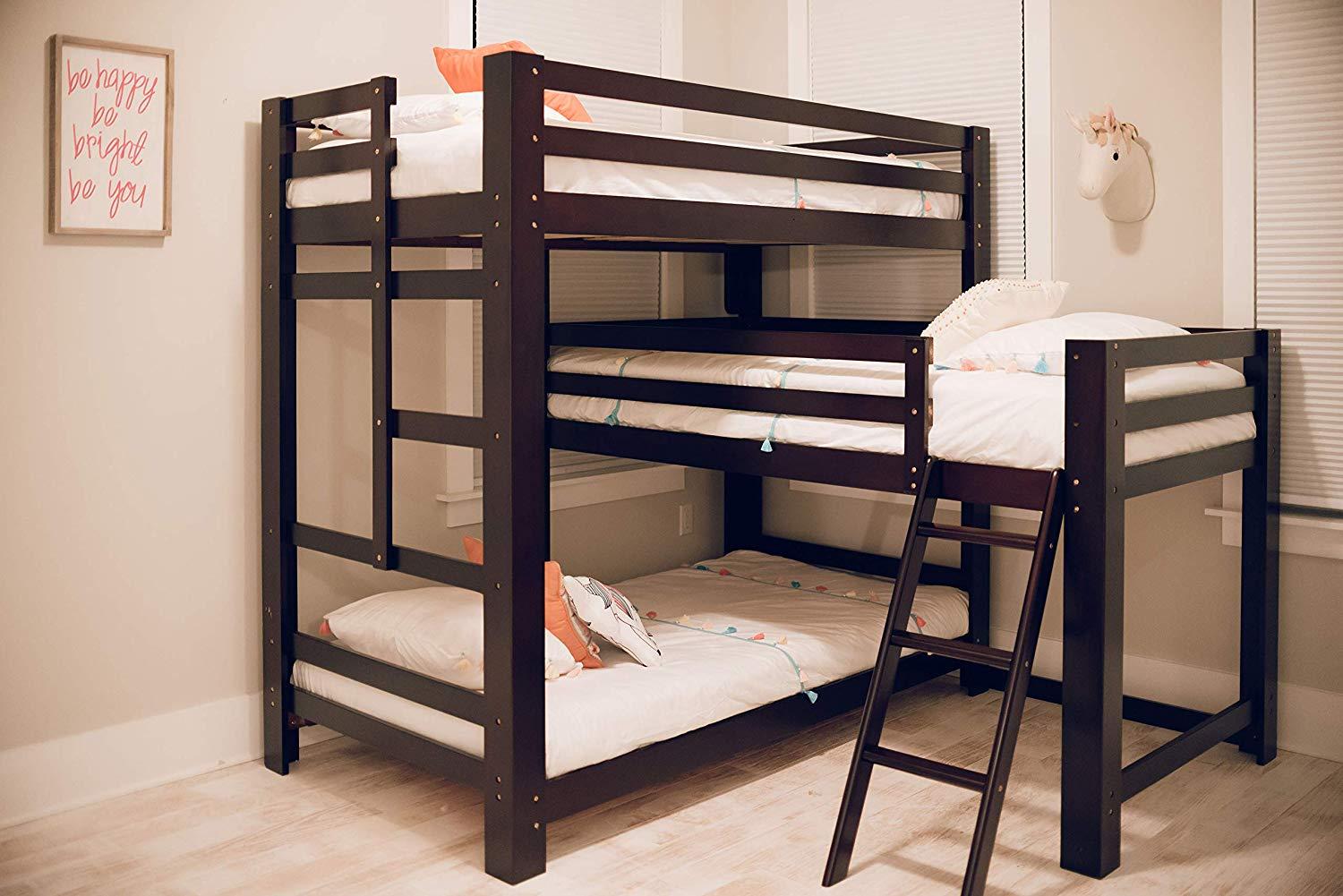 Basic L-shaped triple bunk from Amazon