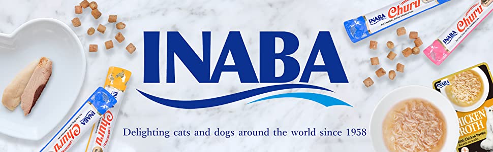 Inaba products: delighting cats and dogs around the world since 1958