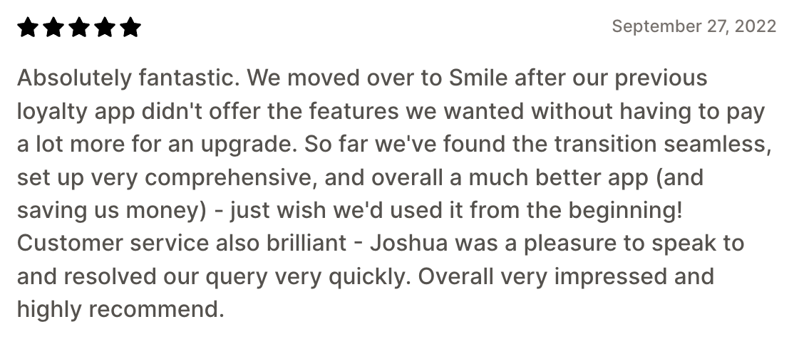  Smile reviews