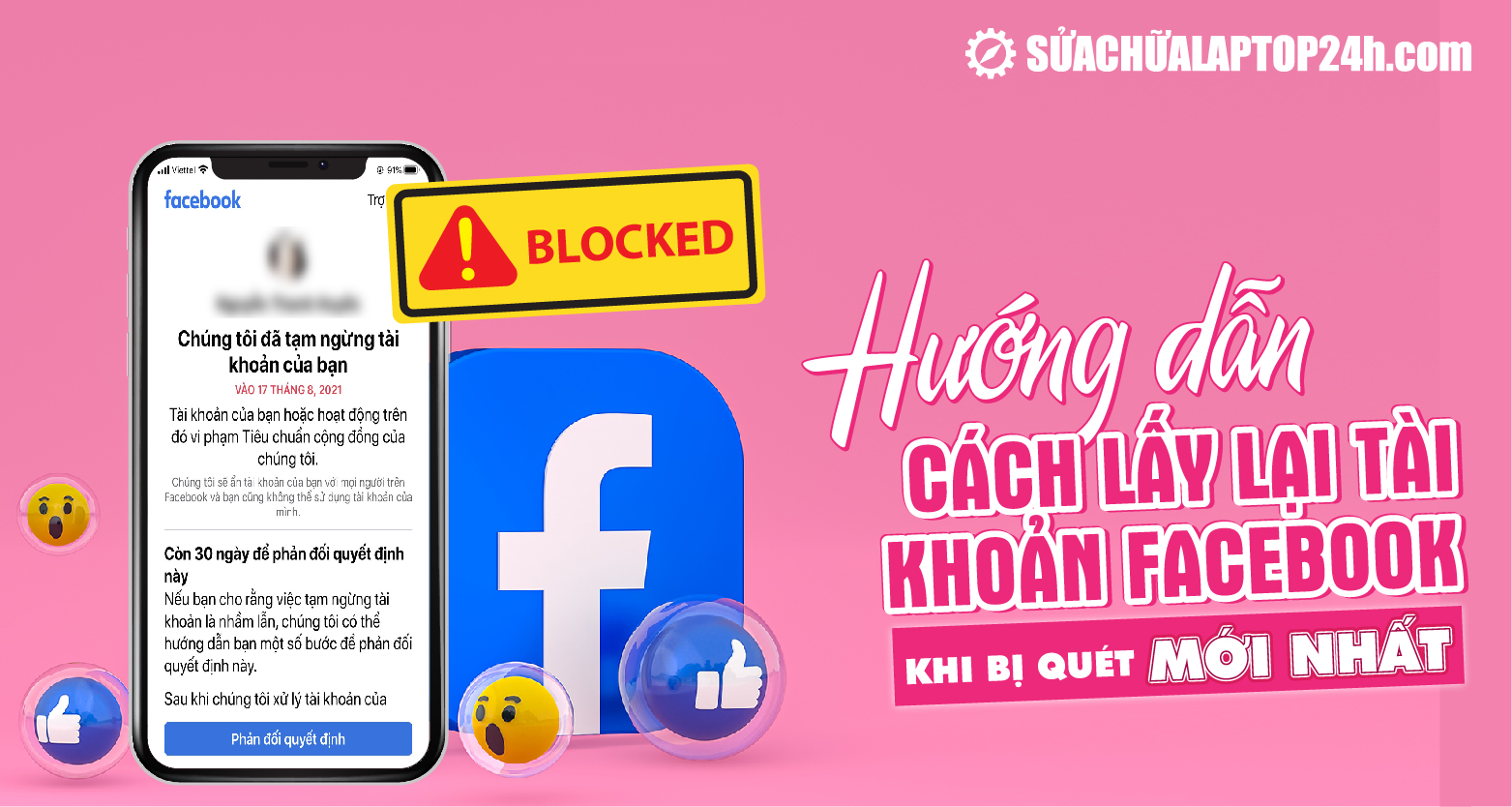 Làm sao để lấy lại tài khoản Facebook khi bị quét?