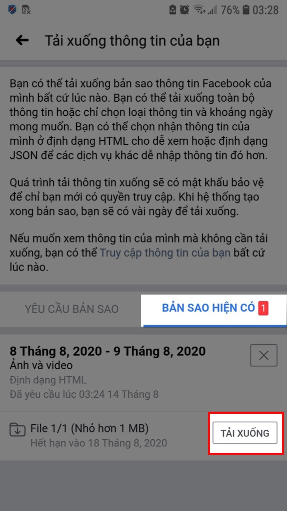 Hướng dẫn khôi phục album ảnh đã xóa trên facebook đơn giản