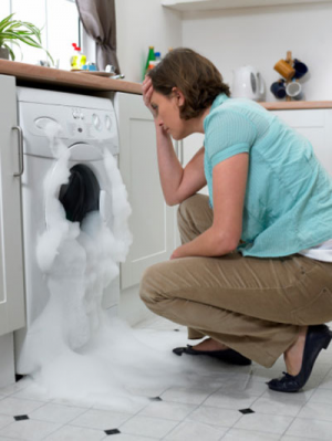 sử dụng máy giặt đúng cách, lâu bền - dùng bột giặt vừa đủ