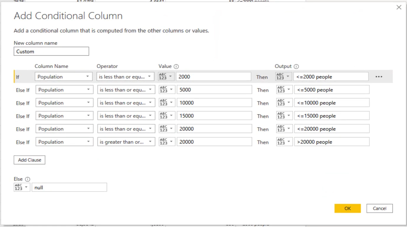 segmentation for Power BI Map Visual