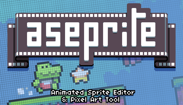Aseprite tool example for pixel characters