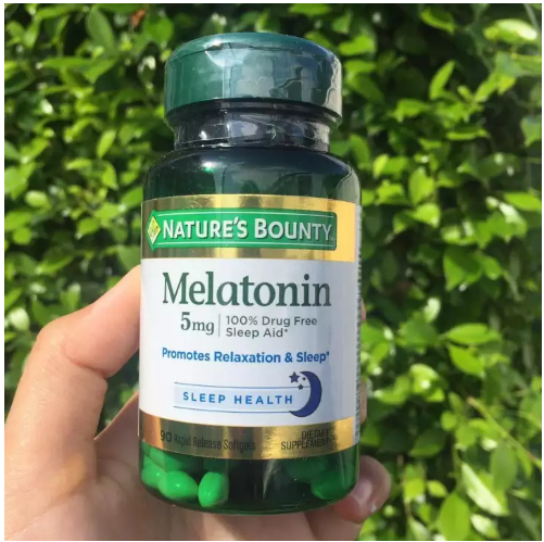 4. อาหารเสริมเมลาโทนิน Nature's Bounty Melatonin 1 mg