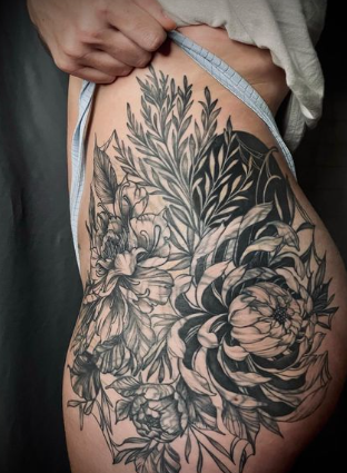 Wild Chrysanthemum Tattoo