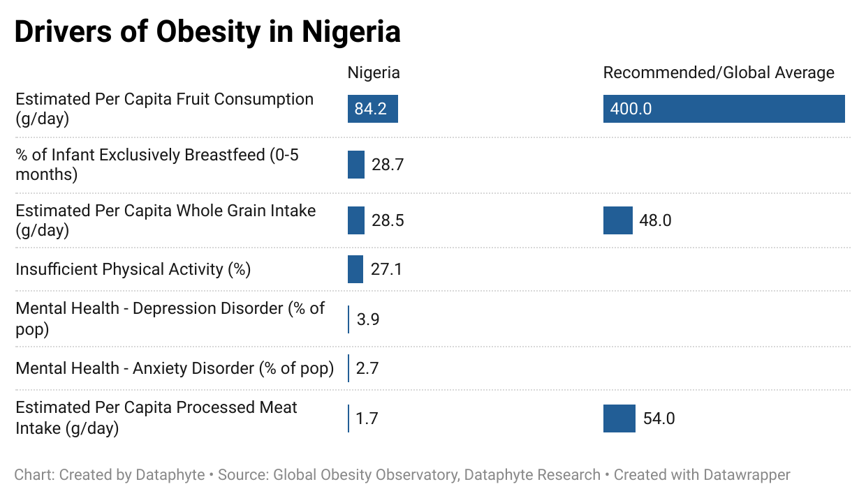 7 Major Factors Driving Obesity in Nigeria