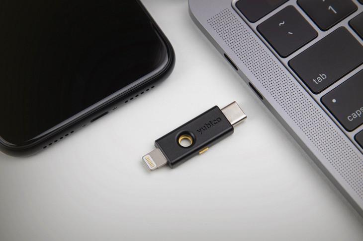 Image result for Yubico's dual USB-C and security key