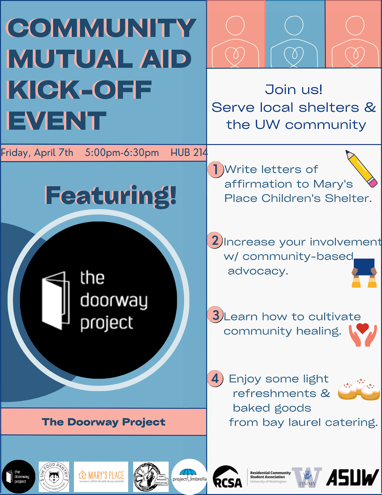 Community Mutual Aid Kick-off Event flyer