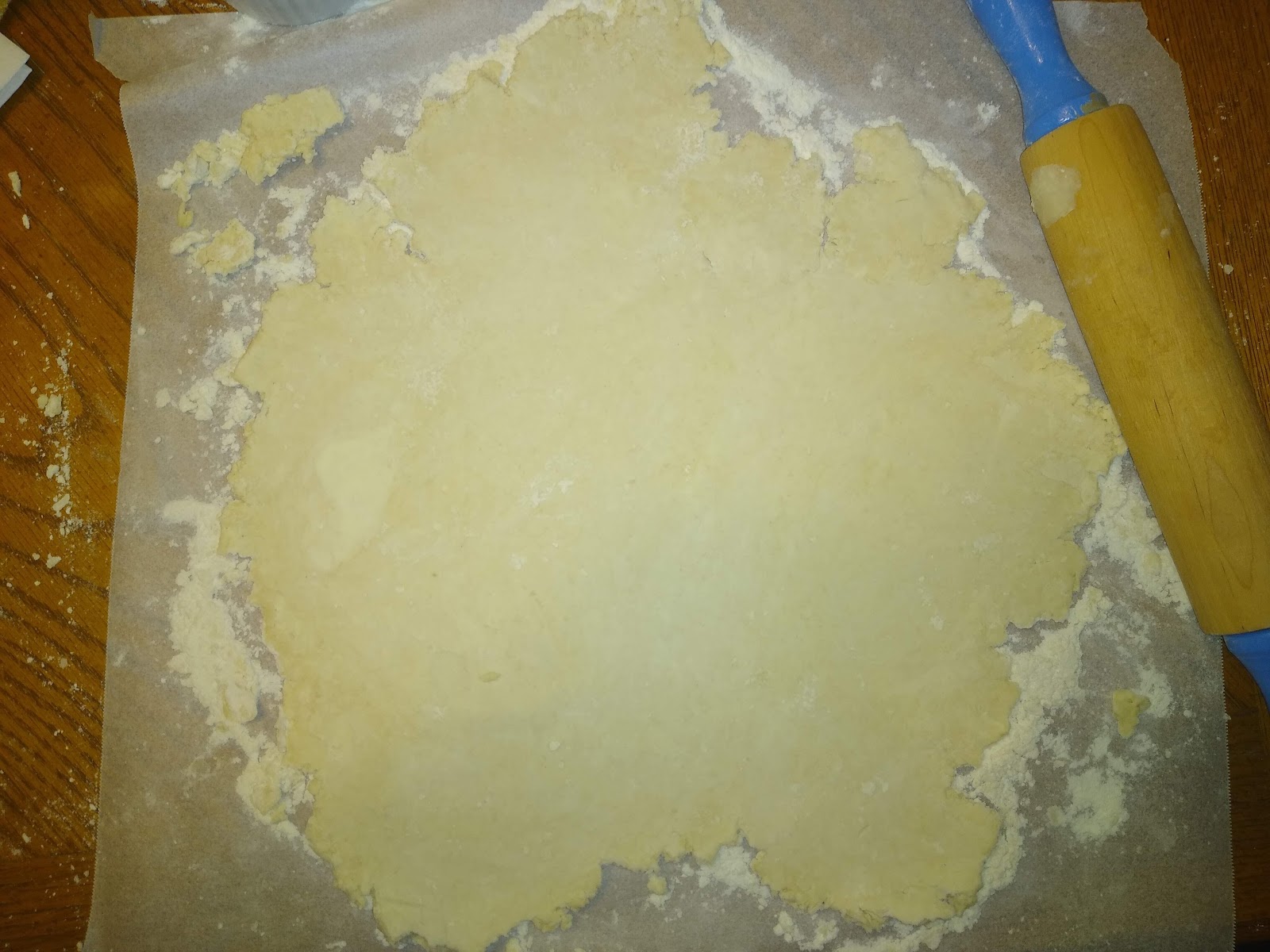 rolled out pie dough picture