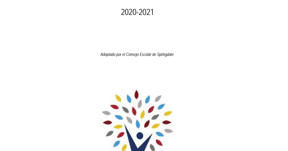 2020-21 District Policy Handbook (Spanish)