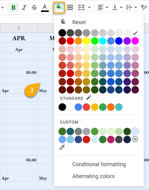 travel expenses google sheet template