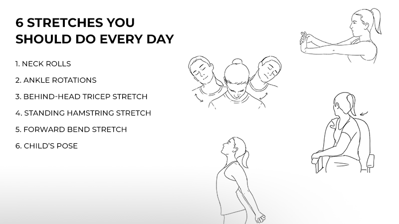 6 STRETCHES YOU SHOULD DO EVERY DAY