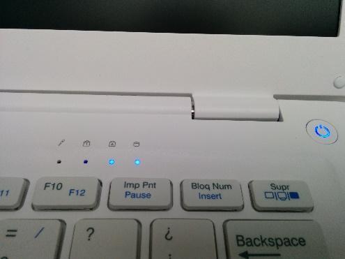 Resultado de imagen de luces indicadoras del teclado