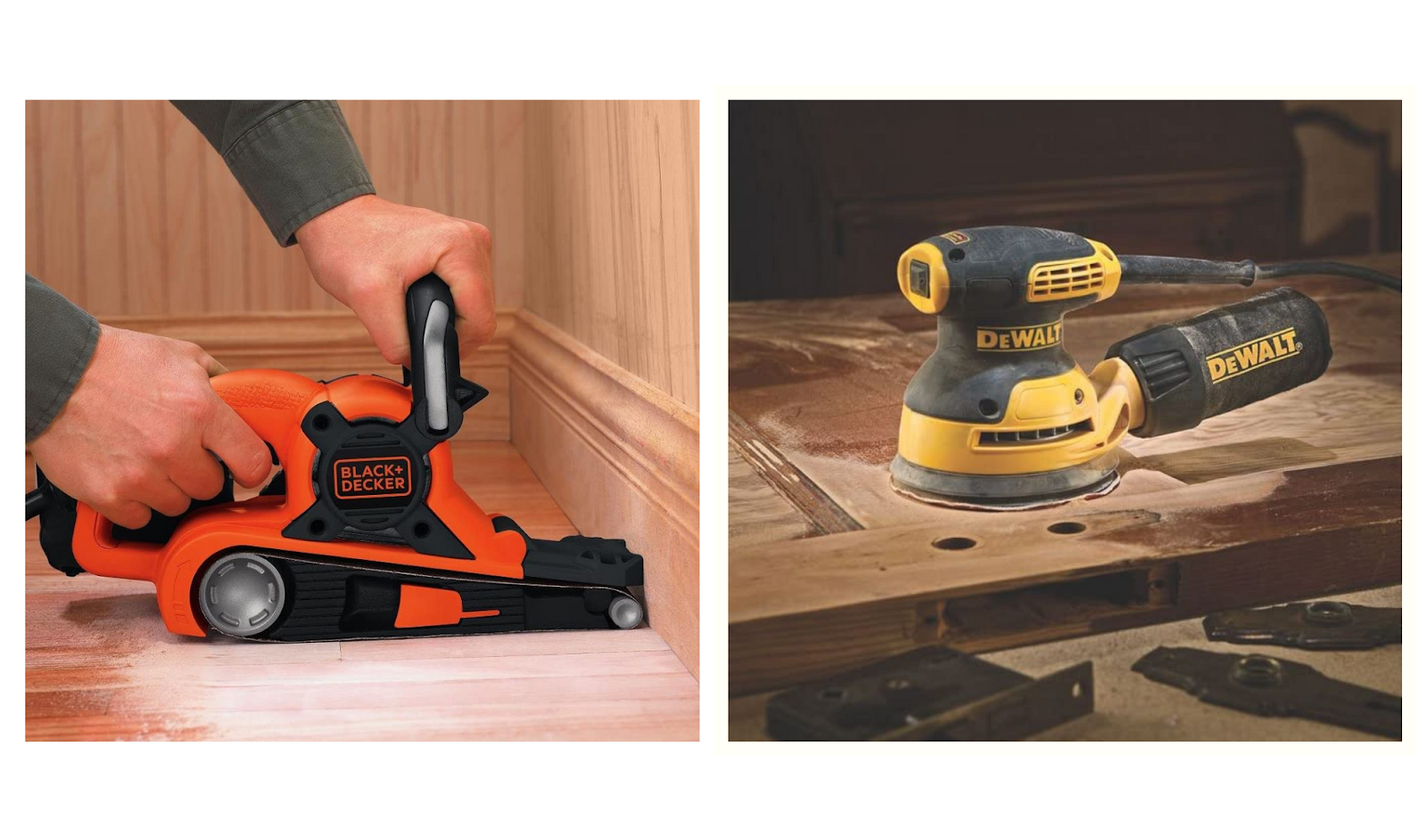 Belt sander vs orbital sander Your Journal