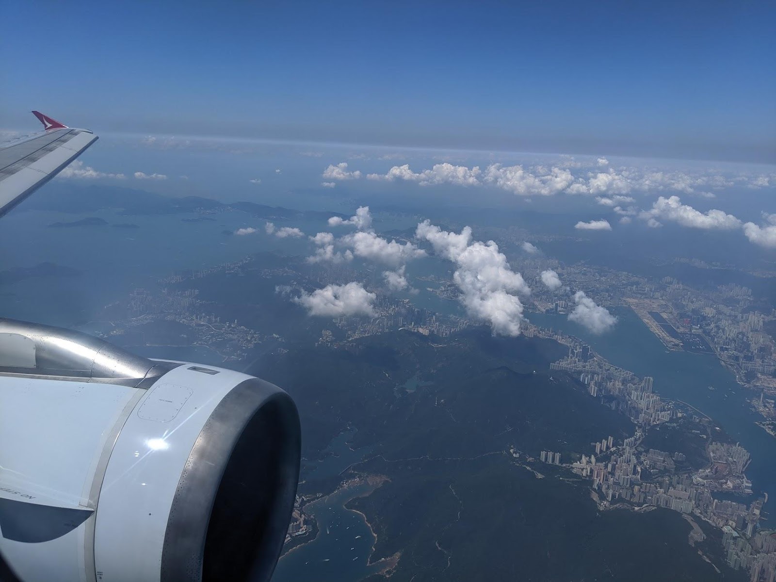 Hong Kong Island Aerial View