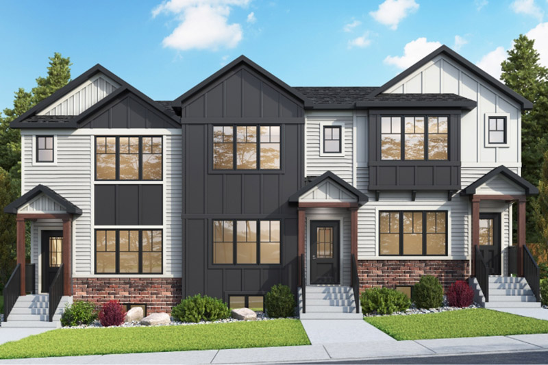 Silverton townhomes in South Calgary