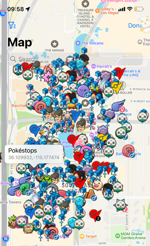 Virtual Map in Spoofer Go