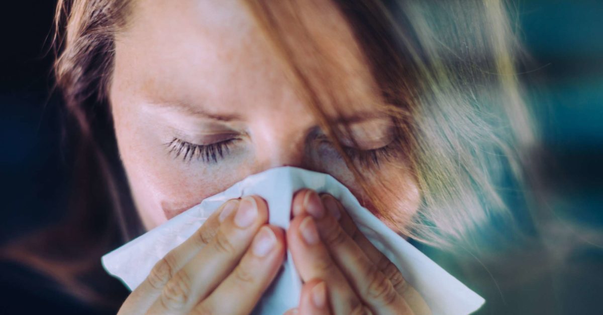 Prevent Sneezing, Sore Throat, and Congestion symptoms