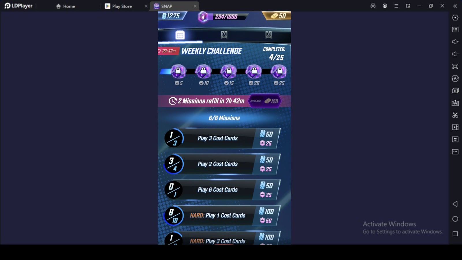 Weekly Challenges