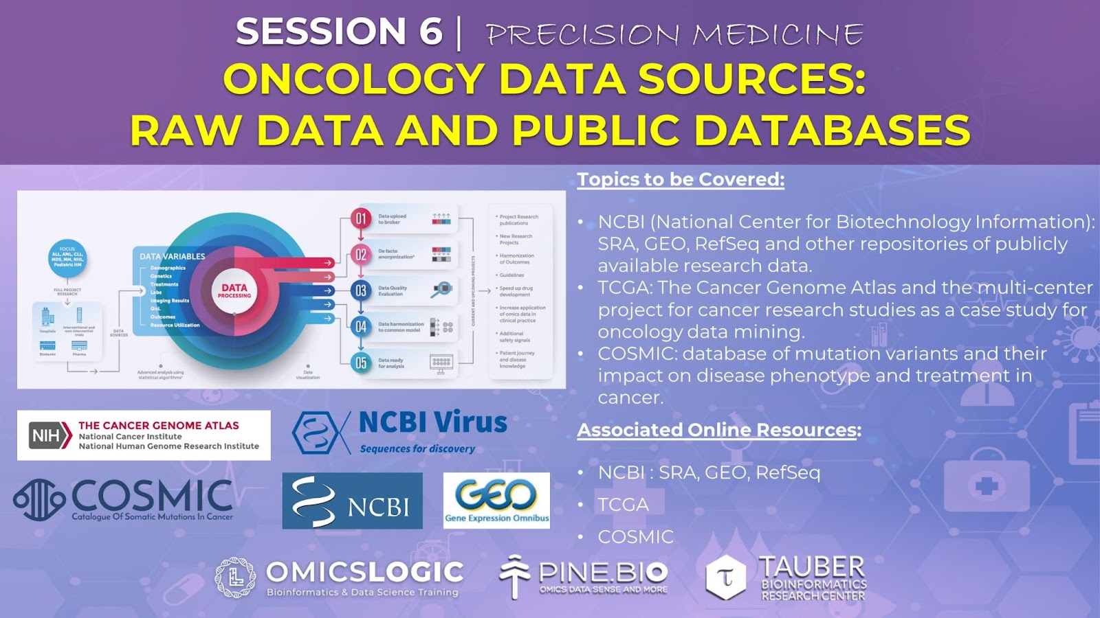 Oncology Data Sources: Raw Data and Public Databases