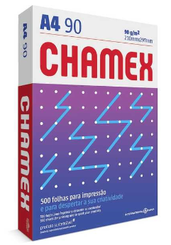 Papel Sulfite Chamex Super A4 Branco 90g/m² com 500 folhas
