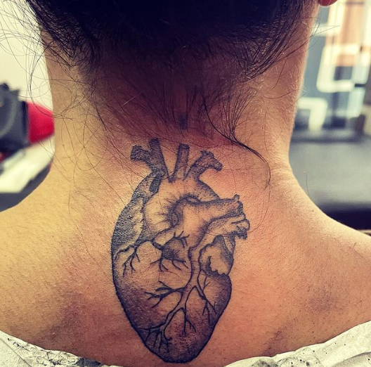 Anatomical Heart Tattoos
