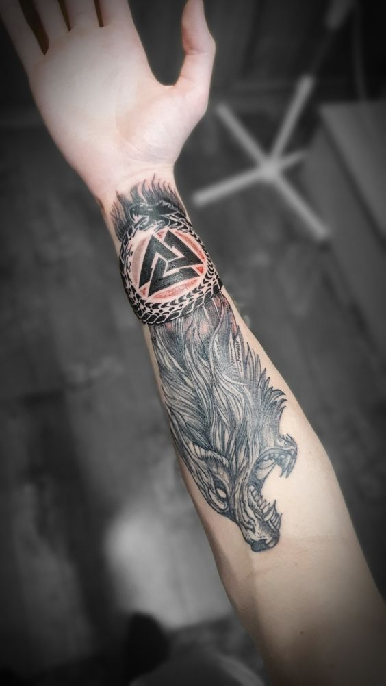 15 Fierce Fenrir Tattoo Designs with Meaning