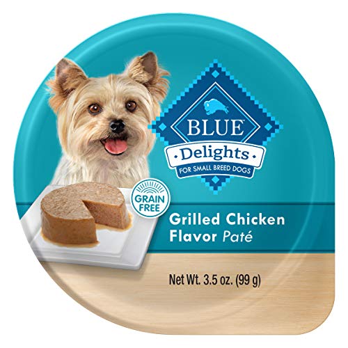 Blue Buffalo Divine Delights Tazas de comida húmeda para perros de raza pequeña para adultos naturales