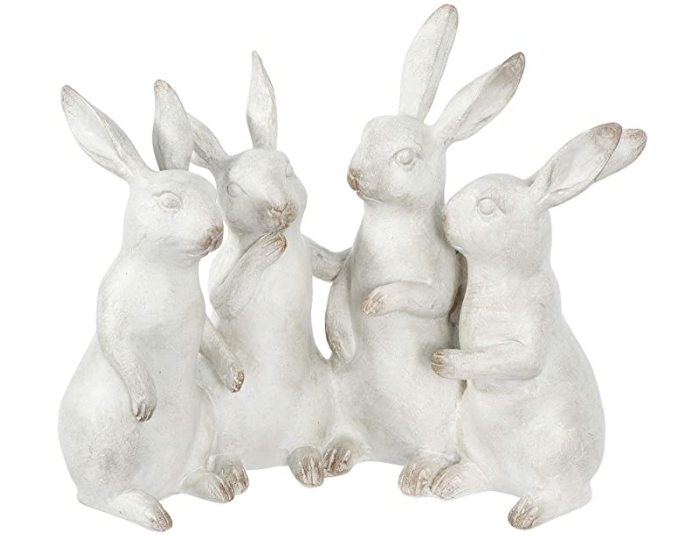 bunny rabbit figurines amazon easter decor