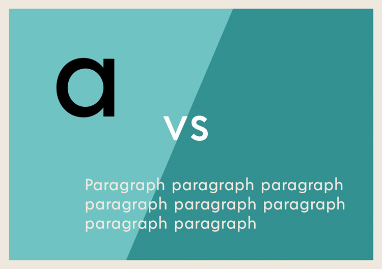 Typography Essentials: The Only Four Things You Need to Know – Letterform vs Paragraph