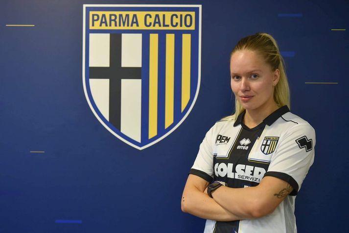 Margrét Árnadóttir in <a href='/clubs/parma'>Parma</a>'s jersey
