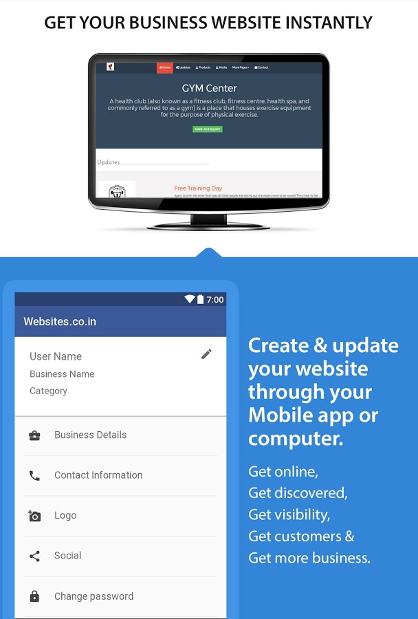  Websites.co.in Instant Website- screenshot 