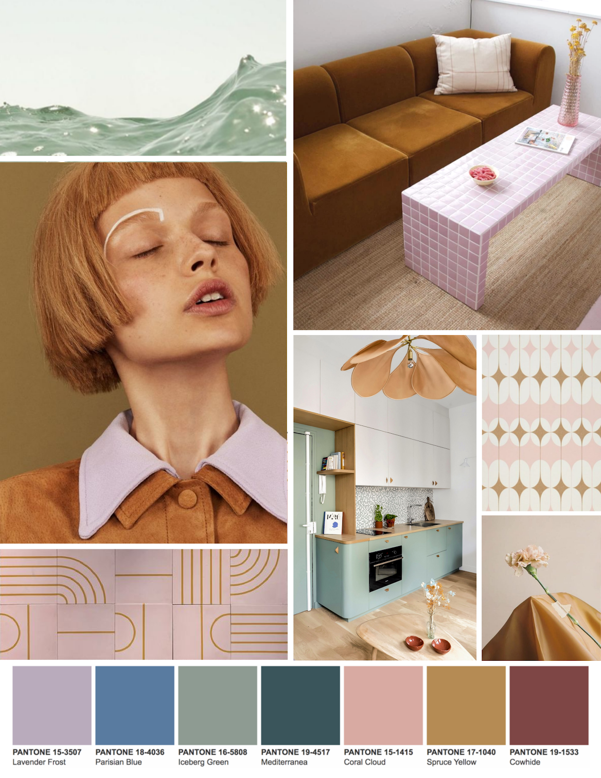Color trends starting with Pantone 2021 Eclectic folk