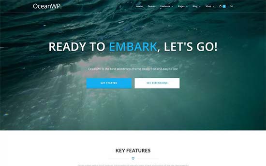 WordPress Themes: OceanWP