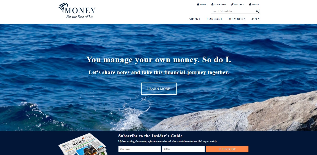 Money For the Rest of Us website