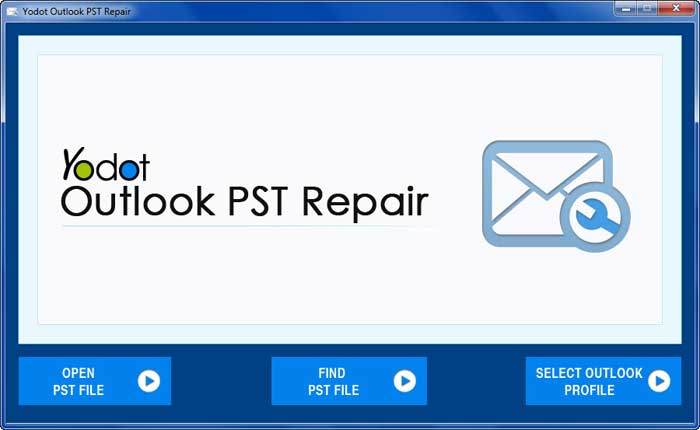 Click on required option to repair corrupt ost file