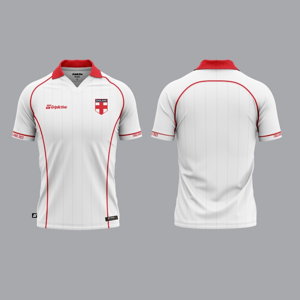 England Team Replica Football Polo Shirt For FIFA World cup 2022 Qatar
