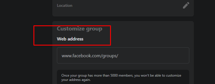 How to Customize Facebook Group Link