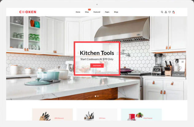 Kitchen store shopify theme