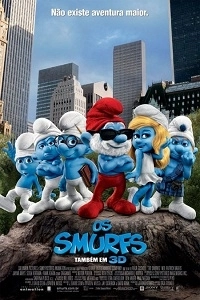 filmes que ensinam para assistir em família - capa do filme os Smurfs