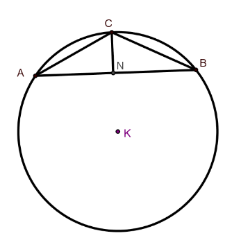 <p> Cho hình lăng trụ đứng (ABC.A'B'C')có (AB = 4),(widehat {ACB} = 150^circ ). Ba điểm(A,B,C) thay đổi nhưng luôn thuộc mặt cầu (left( S right)): ({x^2} + {y^2} + {z^2} + 8x - 6y + 4z + 4 = 0); ba điểm (A',B',C') luôn thuộc (left( P right):)(x + 2y + 2{rm{z}} + 23 = 0). Thể tích lớn nhất của tứ diện (ABC'B') bằng</p> 2