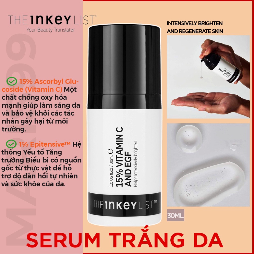 The Inkey List vitamin C serum 