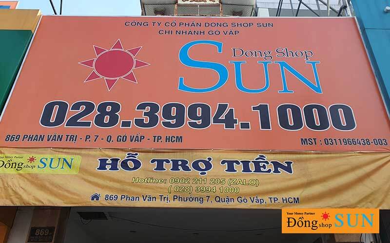 Tiệm cầm đồ quận Gò Vấp uy tín, lãi thấp - Dong Shop Sun